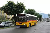 Merzaghi, Maroggia. MAN/Lauber 11.190 HOCL (TI 228'833, ex Regie Bellinzona) in Maroggia-Melano, Stazione. (12.6.2015)