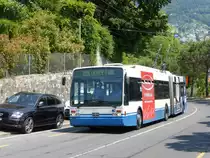 VMCV - VanHool Trolleybus Nr.17 unterwegs bei Clarens am 07.06.2015