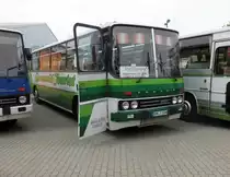 Ein Ikarus 250 von Spreewald-Tourist, beim 4.Ikarus Treffen am 16.5.15 in Bad Belzig