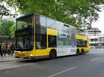 MAN Lions City DL Wg.3237 auf Linie M29 am U Kudamm, 13.6.15