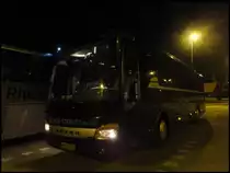 Setra 415 GT von Becker-Strelitz Reisen aus Deutschland auf einem Rastplatz in Deutschland am 27.09.2013