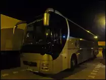 MAN Lion's Star von Rheinland Touristik aus Deutschland auf einem Rastplatz in Deutschland am 27.09.2013