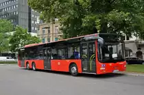 MAN Lions City von Südbadenbus wartet beim Busbahnhof, in der Nähe des Bahnhofes von Lörrach. Die Aufnahme stammt vom 09.06.2015.