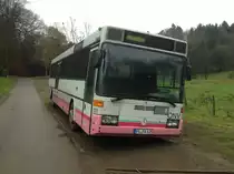 Mercedes-Benz O 407 der QNV, aufgenommen im Kreis Kusel.