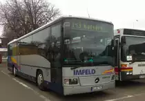 Mercedes-Benz Integro H von Busverkehr Imfeld. Aufgenommen im Januar 2015.