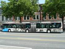 05.07.08,MB-CITARO der Stadtwerke M�nster in M�nster/Westf.Werbung:120 Jahre Nahverkehr in M�nster.