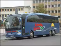 Mercedes Travego von Schmidt aus Deutschland in Suhl am 16.10.2013