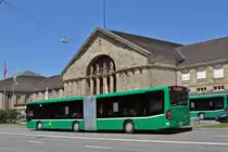 Mercedes Citaro 7008 auf der Linie 36 fährt Richtung Haltestelle Erlenmatt. Die Aufnahme stammt vom 10.07.2015.