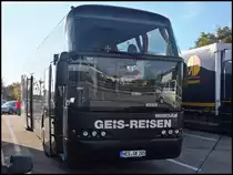 Neoplan Cityliner von Geis-Reisen aus Deutschland auf einem Autobahnparkplatz. am 19.10.2013