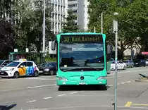 BVB Mercedes Benz Citaro C1 Facelift G 721 (CNG) am 25.07.15 in Basel