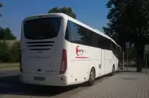 Scania Irizar, Rückansicht, gesehen am 25.06.2015