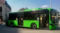 Volvo 7900 Gelenkbus in Eozin-grün. Aufnahmedatum: 25.06.2015