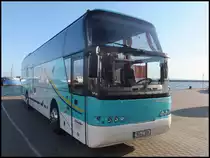Neoplan Cityliner von Schie�er (ex P�lm Reisen) aus Deutschland im Stadthafen Sassnitz am 24.10.2013