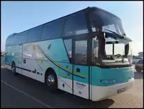Neoplan Cityliner von Schie�er (ex P�lm Reisen) aus Deutschland im Stadthafen Sassnitz am 24.10.2013
