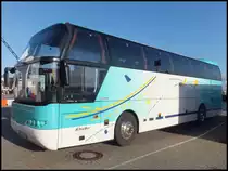 Neoplan Cityliner von Schie�er (ex P�lm Reisen) aus Deutschland im Stadthafen Sassnitz am 24.10.2013
