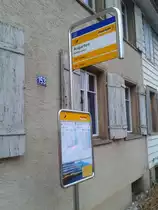 Bushaltestelle Niederuzwil Augarten am 24.7.2015