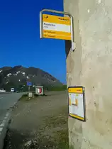 Haltestelle Furka Passhöhe am 22.7.2015