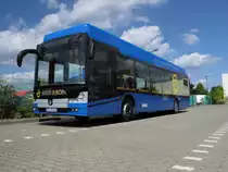 E-Bus Europa zum Test beid der VGB in Bad Belzig am 06.07.15