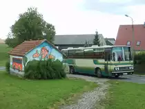 Ikarus 258 - DD CY 31 - in Oberehrenberg, Abzw Cunnersdorf - am 26-Juli-2015 --> Fotosonderfahrt