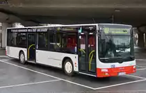 . MAN Lion's Regio wartet in Siegen auf seinen n�chsten Einsatz. 01.03.2015