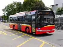 Gemeindebus Freienbach - Solaris  SZ 29223 unterwegs in Pfäffikon am 26.07.2015