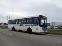 Südafrika / Port Elizabeth: MAN Lion´s Explorer (mit eckigen Fenstereinfassungen) des Unternehmens  Algoa Bus Company , aufgenommen im April 2015 in Port Elizabeth.