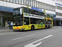 Wg.3418 MAN Lions City DL auf Linie 282, S+U Rathaus Steglitz am 21.07.15