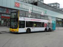 Wg.3481 MAN Lions City DL auf Linie M46, S Südkreuz am 28.07.15