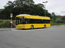 Wg.1685 Solaris Urbino 12 Electric zur Testfahrt auf Linie 204, S Südkreuz am 28.07.15