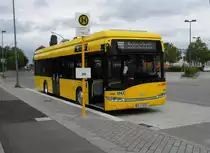 Wg.1686 Solaris Urbino 12 Electric zur Testfahrt auf Linie 204, S Südkreuz am 28.07.15