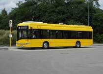 Wg.1687 Solaris Urbino 12 Electric zur Testfahrt auf Linie 204, S Südkreuz am 28.07.15