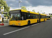 Wg.4002 MAN NG 313 auf M5 SEV, U Elsterwerdaer Platz am 23.07.15