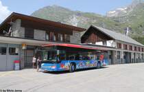 EngadinBus GR 100 103 (Setra S415NF) am 3.7.2015 in Maloja, Posta