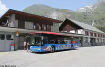 EngadinBus GR 100 103 (Setra S415NF) am 3.7.2015 in Maloja, Posta