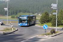 EngadinBus GR 100 116 (Mercedes Citaro C2 O530) am 1.7.2015 in Silvaplana, Post