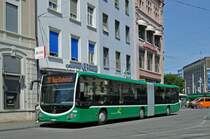 Mercedes Citaro 7008 auf der Linie 30 wartet an der Endstation am Bahnhof SBB. Die Aufnahme stammt vom  11.07.2015.