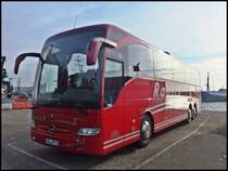 Mercedes Tourismo von Rausch aus Deutschland im Stadthafen Sassnitz am 26.10.2013