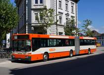 BSU: MERCEDES-GELENKBUS Nr. 56 in Solothurn HB am 27. Mai 2013.
Foto: Walter Ruetsch