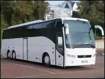 Volvo 9700 Vorf�hrbus aus Deutschland im Stadthafen Sassnitz am 26.10.2013