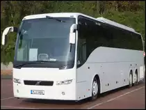 Volvo 9700 Vorf�hrbus aus Deutschland im Stadthafen Sassnitz am 26.10.2013