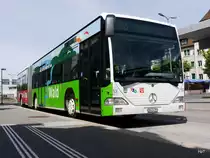 VZO - Mercedes Citaro  Nr.53  ZH  634253 vor dem Bahnhof in Rapperswil am 19.07.2015
