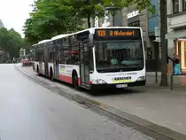 HHA 7709 MB O 530 II G auf Linie 109, Rathausmarkt am 12.07.15