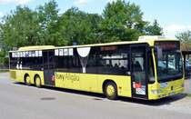 Mercedes Benz Citaro, ein 15 meter Dreiachser Linienbus in Isny am 24.06.15.