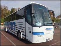 VDL Bova Futura von Schmidt aus Deutschland im Stadthafen Sassnitz am 27.10.2013