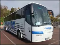 VDL Bova Futura von Schmidt aus Deutschland im Stadthafen Sassnitz am 27.10.2013