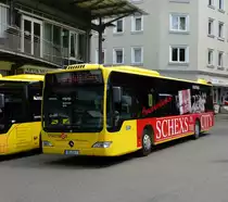 Stadtbus Mercedes Benz Citaro C1 Facelift am 04.08.15 in Kempten ZUM