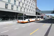 RBS Nr. 34 (Mercedes Citaro O530G) am 3.8.2015 beim Bhf. Zollikofen
