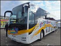 MAN Lion's Coach von JobTours aus Deutschland im Stadthafen Sassnitz am 27.10.2013