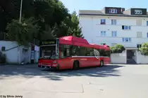 Bernmobil Nr. 126 (Volvo 7700CNG) am 3.8.2015 in Köniz, Gurten-Gartenstadt.