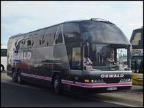 Neoplan Starliner von Oswald aus Deutschland im Stadthafen Sassnitz am 27.10.2013